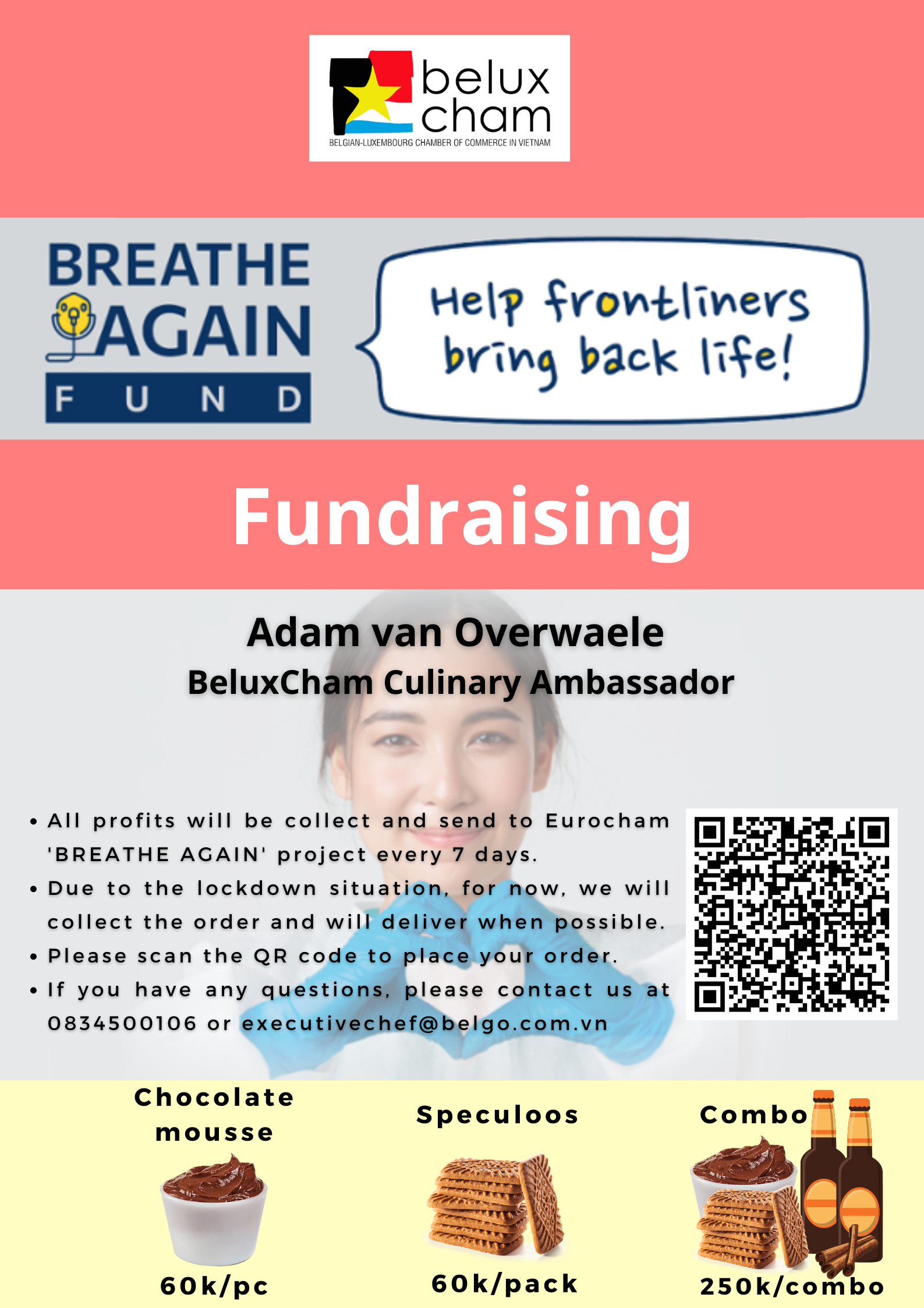 BeluxCham fundraising for `Breathe Again` project