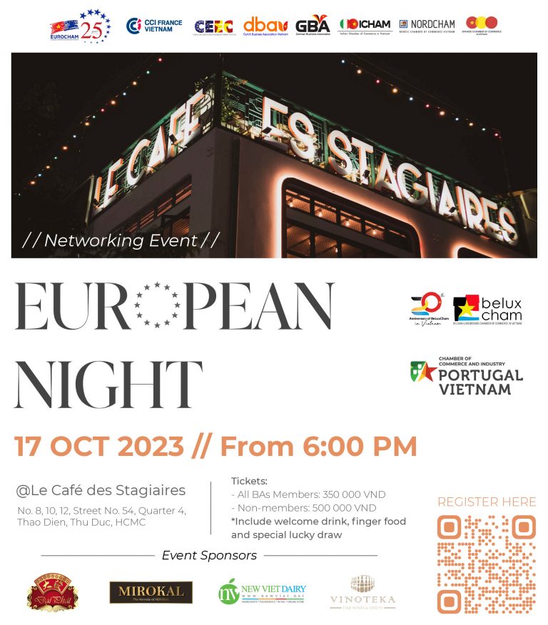 European Night ‘Oct 2023 by CCIPV & BeluxCham
