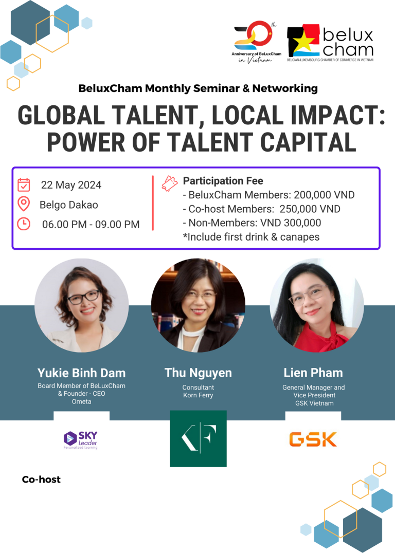 BeLuxCham Monthly Seminar & Networking “Global Talent, Local Impact: Power of Talent Capital”