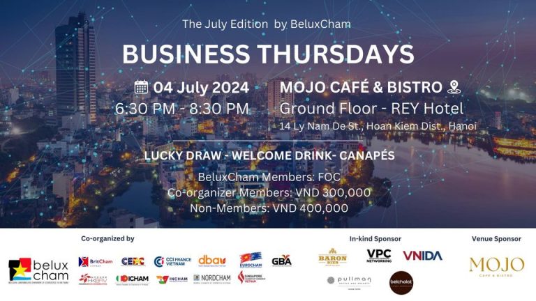 Business Thursday in Hanoi by BeluxCham Vietnam