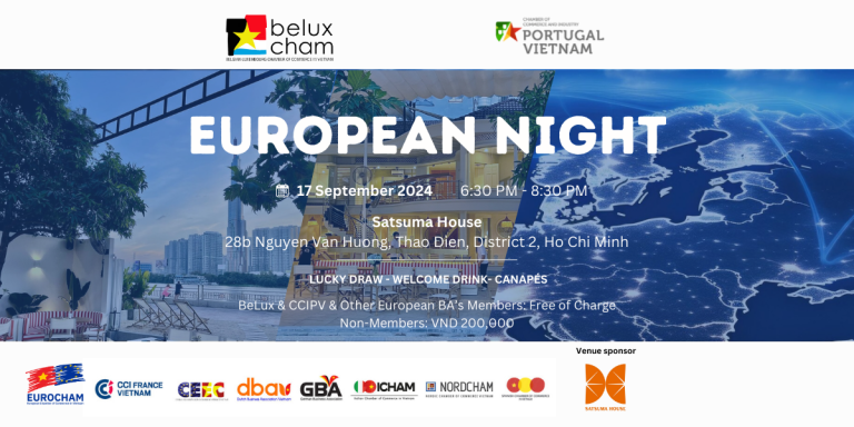 European Night ‘Sept 2024 by CCIPV & BeLuxCham
