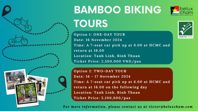 7. Discover the Greenery on Our Bamboo Bicycle Tour! (November 16-17)